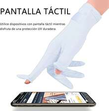 Women Full Finger Gloves - 藍色的 - 查看 3