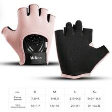 Kyncilor Găng tay tập gym Weightlifti không ngón dành cho nam và nữ tập thể hình Găng tay thể thao đạp xe chống trượt thoáng khí - Nhiều màu - Xem 14