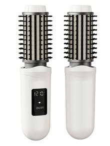 PinkSings 无绳卷发棒，旅行卷发梳，三合一便携式无绳卷发棒，热能卷发梳，USB充电式卷发棒，迷你热能卷发梳 - 腮红 - 彩色 - 查看 14