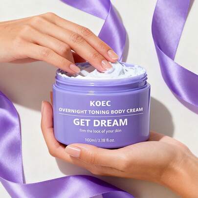 Get Dreamy Whipped Overnight Body Cream - Firming & Toning Formula | Visibly Improves Loose Skin