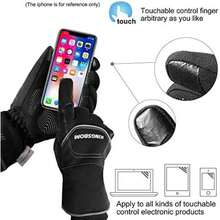 -40℉ & Windproof Thermal Gloves - Thinsulate Winter Touch Screen Warm Gloves - for Cycling,Riding,Running,Outdoor Sports - for Women and Men - Black - XX-Large(default) - Multicolor - Ver 6