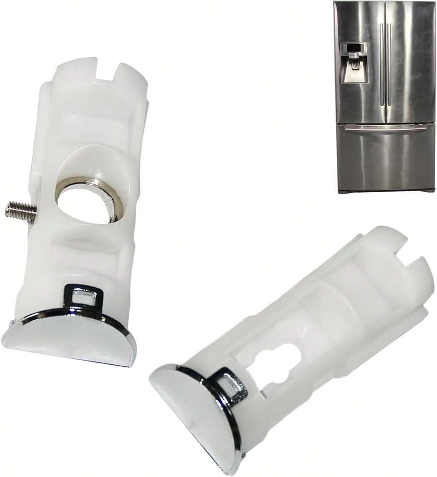 EstiloDA61-07540A - Kit de soporte para manija de puerta de congelador, manijas de repuesto para refrigerador compatibles con  AP5578979 PS4145181 DA67-02787A 3160453 6009-001526Versión mejorada - 1 - Ver 1