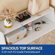 5 Tier Shoe Cabinet Shoe Storage Organizer With Doors And Adjustable Shelves - mặc định - Xem 6