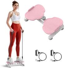 MERACH Waist  Ab Machine, 300 Lbs Capacity Core & Abs Workout Equipment For Slim Waist, Quiet Home Gym Exercise Machine For Women & Men - 粉色 - 查看 1
