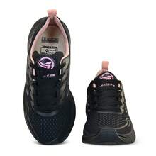 Women's Athletic Shoe Kit + Square Digital Watch + Short Socks – Comfort And Style For Everyday Wear - HOA HỒNG ĐEN - Xem 4