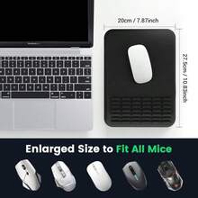 MEKASS Mouse Pad With Wrist Rest, Ergonomic Slope Mousepad For Carpal Tunnel Pain Relief, Memory Foam Desk Computer Wrist Support Mouse Pad With Non-Slip PU Base For Office Home (Beach) - MàuA - Xem 5