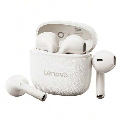  Lenovo EA166 Bluetooth 5.4 Earphones: High-Quality Sound, Smart Super-Clear Call Noise Cancellation, IPX5 Waterproof And Sweat-Proof Rating, Ultra-Low Latency.