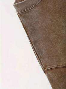 230g Washed, I Am Allergic To People Printed T-Shirts, High-Quality Batik Cotton Vintage Fashion Brand T-Shirts, Men's T-Shirts, Summer T-Shirts, Holiday Gifts, Perfect Gifts. - 咖啡色 - 查看 4