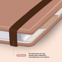 Disco Notebook + Iscool Hardcover 140 Sheets Smart Solid Colors - Cappuccino - View 10