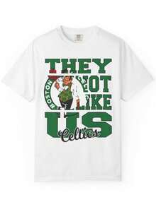 Celtics T-Shirt_ Unisex Sporty Tee For Basketball Fans - White - View 1