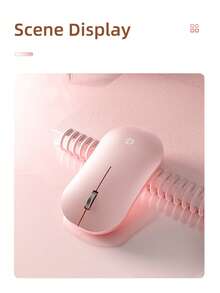 HP 惠普无线静音鼠标，电脑鼠标，游戏鼠标 - 符合人体工程学的右手设计，2.4GHz 稳定连接 - 适用于台式机和笔记本电脑 - 粉色 - 查看 11