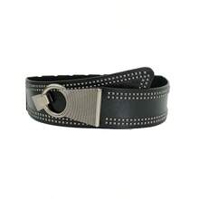 1pc Wide Rivet Waist Belt, Retro Fashion Punk Rivet Y2K Style Waist Belt Suitable For Sweaters, Coats