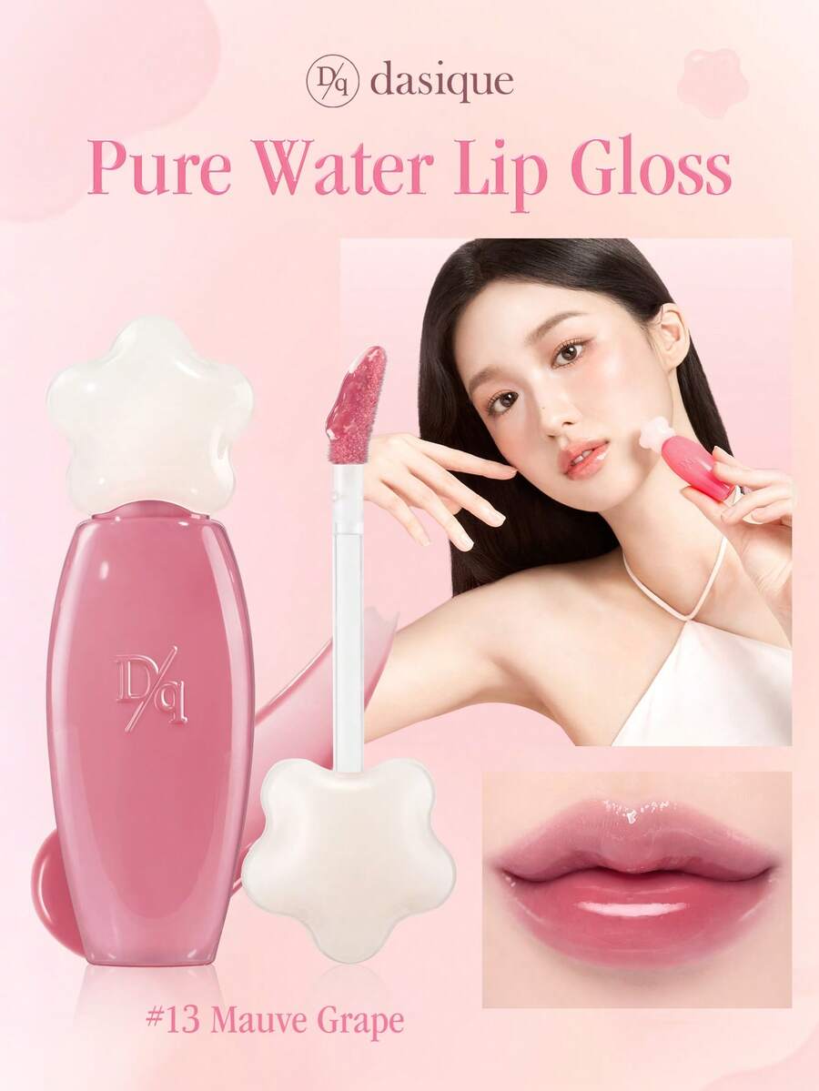 Son bóng Dasique Glass-Like Glossy Lip Gloss, độ bóng cao, không bết dính, dưỡng ẩm, màu hồng phong cách Y2K, không thể thiếu cho tiệc tùng, sử dụng hàng ngày, quà Giáng sinh cho phái nữ, năm mới, tựu trường, đám cưới, kỳ nghỉ, ngày Valentine.