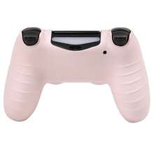 RALAN 1个PlayStation 4手柄保护套，图案为“花丛中的猫”，包含一个手柄保护壳和两个定制摇杆帽。