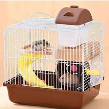 Hamster Villa, Hamster Supplies, Double-Decker Hamster Cage, Hamster Castle - Blue - View 5