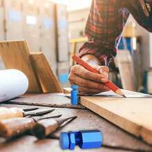 Tall Stair Gauges For Framing Square With Holder And Hook Framing Jig For Speed Square Framing Square Stops For Circular Saw Carpentry Squares - Blue - View 7