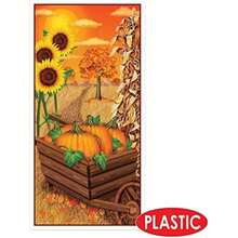 Beistle 90010 1-Pack Decorative Fall Door Cover, 30-Inch by 5-Feet(25.4 x 18.4 cm (Rectangular) Not Applicable) - Multicolor - Ver 3