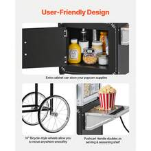 Popcorn Makers - Schwarz 800W - View 5
