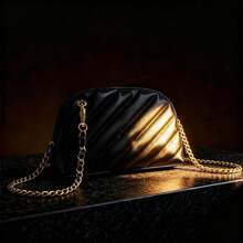 Yves Saint Laurent Esencial elegante de Navidad - Bolso de embrague negro multiusos para mujer, versátil para maquillaje, transporte, compras, regalo de moda para las fiestas - Negro - Ver 9