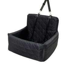 1pc High Quality Foldable Pet Booster Seat Cushion, Waterproof Pet Car Seat Cover, Suitable For Pets Outdoor And In-Car Use, All Season