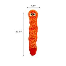 Outward Hound Durablez Stuffing-Free Squeaky Interactive Dog Toy, Tough Pl 11ush, Snake, Pink, Large,Large(Packof1),PinkSnake - PinkSnake - Xem 6