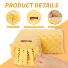 ITANDME 豚鼠藏身处 豚鼠隧道 豚鼠床 可折叠豚鼠隧道 舒适柔软 小型动物笼具配件，适用于豚鼠、仓鼠、雪貂 - 彩色 - 查看 4