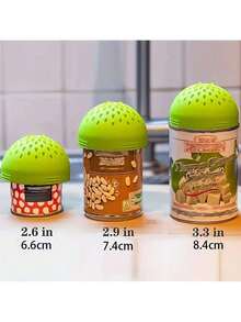 Collapsible Food Strainer Mini Silicone Can Filter Portable Kitchen Draining Sieve Multifunctional Mesh Cooking Tools Home Accessories 1 Pack - 灰色 - 查看 5