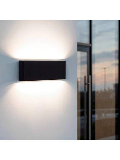Alpinaluz SAFATA 20W LED Outdoor/Indoor Wand Light, Rectangular Aluminum, Up Down Lighting, 300mm, IP54 view 8
