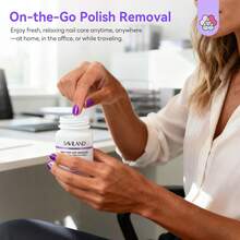 SAVILAND Advanced Series Quick Remove Acetone-Free Nail Polish Removing Pot 80ml - Clear - View 6