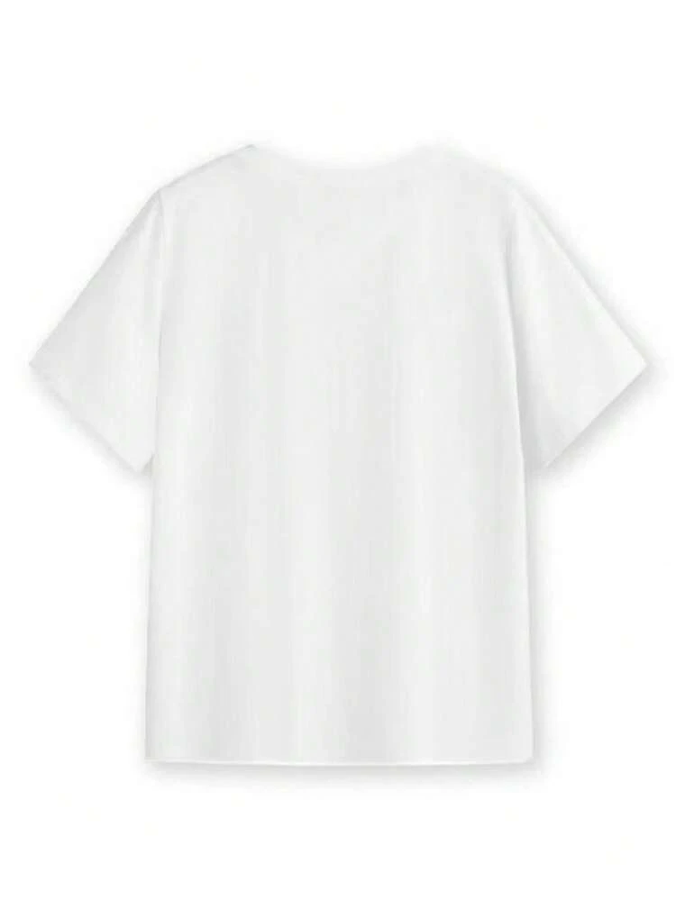 Women T-Shirts - 白色 5 - 查看 2