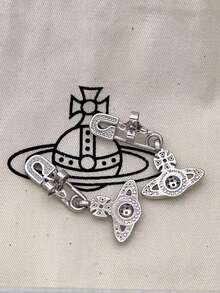 Vivienne Westwood Lucrece Earrings - 銀色 - 查看 7