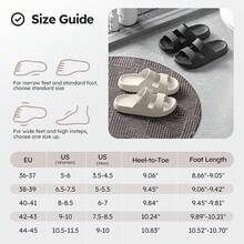 estiloMukinrch - Sandalias ortopédicas unisex para adultos, con soporte de arco, fascitis plantar, para recuperación, pantuflas de almohada para interiores y exterioresVersión mejorada - Beis - Ver 12