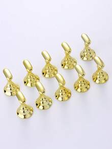 Acrylic Magnetic Chess Piece Nail Art Supplies, Gold, Silver, White Fantasy Chess Pieces For Nail Art Practice, Elegant Display Stand, Nail Art Accessories, Non-Slip Base And Magnetic Base, Suitable For Nail Salons, Nail Art Display Stands, Salon Equipment (Excluding Base) - Multicolor - View 13