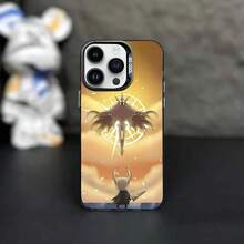 Funda de teléfono Game H-Hollow K-Knight para 17,16,15,14,13,12,11,Pro,MAX, cubierta negra mate a prueba de golpes - Z5 - Ver 13