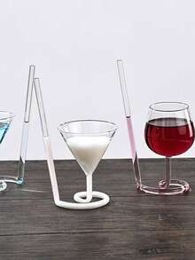 Spiral Cocktail Glass, Creative Personalized Glass Cocktail Cup, Rotating Fashionable Bar Cocktail Glass