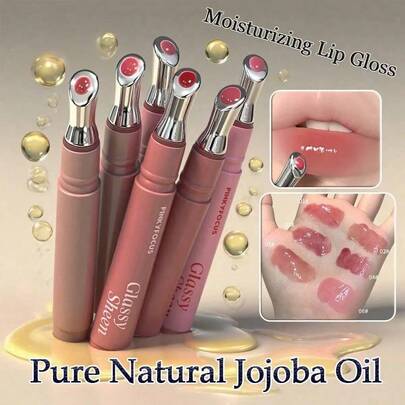 Lightweight, Moisturizing & Long-Lasting Lip Gloss - Nourishing & Plumping Formula, Non-Sticky, Smooth & Vibrant Color, Suitable For Men & Women In Autumn/Winter, Ideal Gift For Beginners, Students, Birthday, Valentine's Day, Halloween, Christmas