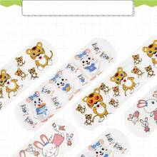 120片/套 卡通可爱迷你儿童透气透明防水创可贴