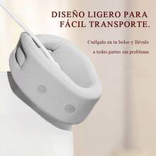 Collarín cervical ligero Collarín cervical | Estabilización cervical | Accesorios de oficina El material transpirable soporta eficazmente el peso de la cabeza Recordatorio de postura Adecuado para trabajos prolongados en la oficina o para ver la televisión - Gris Claro - Ver 7