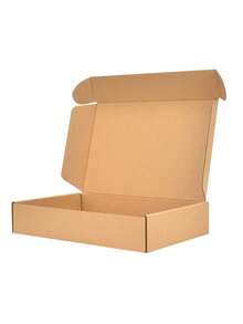 10个/套瓦楞纸箱，适用于快递包装、空运、邮政递送和礼品包装，是小型企业和个人邮寄需求的理想选择。