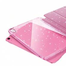 Easypie Selection 粉色TPU保护壳，带亮片装饰，兼容iPad第10代和第11代（2022/2024）