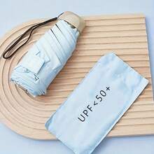 1pc Sun Umbrella, UV Protection Umbrella, Sun & Rain Umbrella, Folding Umbrella, Portable Umbrella, All-In-One Sun Umbrella, Card Bag Umbrella, 5-Fold Umbrella, Capsule Umbrella, Pocket Umbrella, Mini Folding Umbrella, Outdoor Portable Sun Umbrella, With Storage Bag, UV Protection Umbrella, Sun & Rain Umbrella, Sun Protection Product - Default - View 13