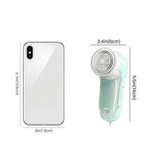 آلة حلاقة الأقمشة الكهربائية للملابس والسترات ، مزودة بشفرة استانلس ستيل قابلة للتبديل وكابل طاقة ، مثالية لإزالة الكتل والكرة والروؤس السوداء (1قطعة لونها أخضر) - أخضر - مشاهدة 3