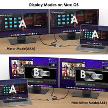 USB C To HDMI Docking Station,3-In-1 4K Adapter With 87W Power Delivery,Thunderbolt 3/4,Aluminum,Portable,Plug And Play,For Laptop/Desktop/Tablet/Phone/Projector.Office Supplies,Gaming Gadget - Silver - View 4