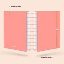 Disco Notebook + Iscool Hardcover 140 Sheets Smart Solid Colors - Coral Orange - View 3