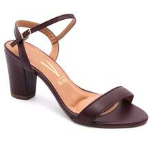 Kit Of 2 Vizzano Women's Sandals With Medium Thick Heel - Original - 黑色與葡萄酒 - 查看 3