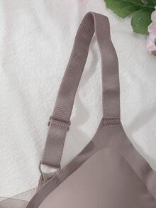 4 Pieces Of Jelly Bra Push-Up Bras -Padded Seamless Bras - Wireless Bras Suitable For Women Mild Chest Support Bras  Shaping Bras For Women/Contrast Mesh - 彩色 - 查看 10