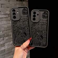 Funda de Teléfono de Lujo con Letras C-CT de Moda Popular Adecuada para for  Galaxy A26 A36 A55 A35 A06 A16 A05 A14 A24 A34 A54 A15 A05S A25 A23 A33 A53 A73 A13 4G 5G, Funda Trasera Suave de TPU Antigolpes, Funda de Teléfono Galaxy, Funda Vintage, Funda Divertida, Cubierta Móvil, Funda de Uso Diario, Estampado de Dibujos Animados, Diseño Moderno, Funda de Alta Calidad, Material Duradero, Cubierta de Serie, Accesorio de Teléfono Elegante, Propietarios de Smartphones, - Color 1 - Ver 6