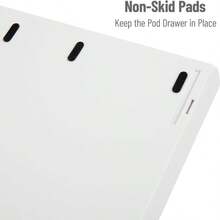 Mind Reader Coupe - Cajon para 30 capsulas de cafe Blanco 1 1 - Blanco - Ver 4
