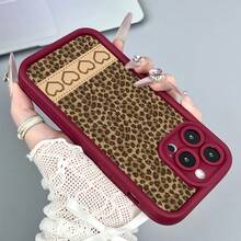 Funda protectora de teléfono con Animal Print Leopardo Corazones Decorativos Elegante regalo de moda minimalista interesante para hombres y mujeres, adecuado para iPh 16/15/15Pro/15ProMax/14/13/12/11/XsMAX, iP 17,  Max Series,A14/A15/S23 Ultra/A50/A12/A32/A52/A72/A51/A21S/A13/A14/S22 Ultra/S23/A33/A53/S20 FE,Protección completa contra caídas, resistencia a impactos y prevención de rayaduras,diseño creativo y de moda para hombres y mujeres - Verde oscuro - Ver 10