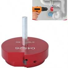 Hyuduo Armada de Aleación de Aluminio Reamer de Tubería Liviana para SCH 40 2 PVC Líneas de Drenaje Líneas de Ventilación de Aluminio Cuchilla de Aleación de Aluminio Material deReamer - 3pulgadas - Ver 3